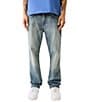 True Religion Ricky Super-T Regular Fit 5-Pocket Jeans, Color:Albarn Medlium Wash - Image 1