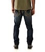 Color:Chicory Dark Wash - Image 2 - Rocco Super-T Regular Fit Skinny Leg Comfort Stretch Denim Jeans