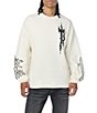 True Religion Scribble Artwork Textured Pullover - Image 2