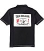 True Religion Short Sleeve 1 Buddha Big T Polo Shirt - Image 1