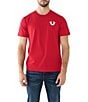 Color:Jester Red - Image 2 - Short Sleeve Box Graphic T-Shirt