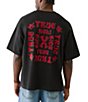 True Religion Short Sleeve Boxy Flock Oversized T-Shirt - Image 3