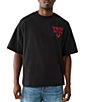 True Religion Short Sleeve Boxy Flock Oversized T-Shirt - Image 4