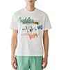 Color:Optic White - Image 1 - Short Sleeve Buddha Was Here Graphic T-Shirt