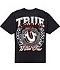 True Religion Short Sleeve Crest Tee - Image 1