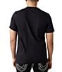 Color:Jet Black - Image 2 - Short Sleeve Lined True Graphic T-Shirt