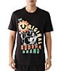 Color:Jet Black - Image 1 - Short Sleeve Original Buddha Brand Graphic T-Shirt