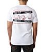 Color:Optic White - Image 1 - Short Sleeve Taped Graphic T-Shirt