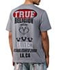 True Religion Stacked Logo Short Sleeve T-Shirt - Image 1