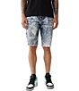 Color:Off Speed - Image 1 - Straight-Fit Ricky Super T Dip-Dyed 12#double; Inseam Denim Shorts