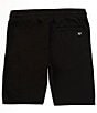 Color:Jet Black - Image 2 - Tiger Embroidered 11#double; Inseam Shorts