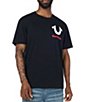 True Religion Tossed Logo Short Sleeve T-Shirt - Image 2