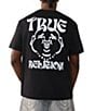 True Religion Wavy Buddha Short Sleeve T-Shirt - Image 1