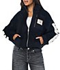 True Religion Zip-Front Chenille Jacket - Image 1
