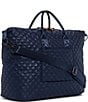 TRVL Design Quilted Overpacker Duffel Bag, Color:Navy - Image 2