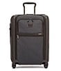 Color:Anthracite - Image 1 - Alpha 3 Continental Dual Access 4 Wheeled Carry-On Suitcase