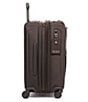 Color:Anthracite - Image 2 - Alpha 3 Continental Dual Access 4 Wheeled Carry-On Suitcase
