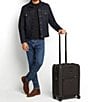Color:Black - Image 5 - Continental Dual Access 4 Wheeled Carry-On Spinner Suitcase