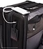 Color:Black - Image 6 - Continental Dual Access 4 Wheeled Carry-On Spinner Suitcase