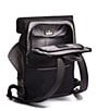 Color:Black - Image 3 - Harrison Osborn Roll Top Backpack