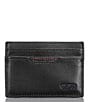 Tumi Contrast Stitch ID Lock Money Clip Card Case, Color:Black - Image 1