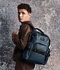 Tumi Navigation Backpack, Color:Navy Coated Canvas - Image 4
