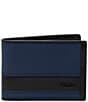 Tumi Navy Double Billfold, Color:Navy - Image 1