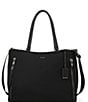 Tumi Voyageur Valetta Large Travel Tote Bag, Color:Black/Gunmetal - Image 1