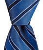 Turnbury Andres Striped 3 3/8#double; Silk Blend Tie - Image 1