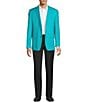 Turnbury Classic Fit Solid Sport Coat, Color:Ocean Water - Image 4