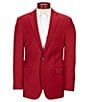 Turnbury Classic Fit Solid Sport Coat, Color:Red - Image 1