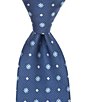 Turnbury Flower Medallion Traditional Silk Blend Tie - Image 1