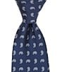 Turnbury Neat Paisley Traditional Polyester/Silk Tie - Image 1