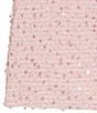 Tween Diva Big Girls 3D-Butterfly Mesh Long Sleeve Knit Top & Allover Print Sequin Skirt Set, Color:Blush - Image 4