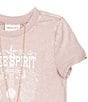 Tween Diva Big Girls Short-Sleeve Free Spirt T-Shirt & Printed Palazzo Pant Set, Color:Blush - Image 4