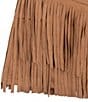 Tween Diva Big Girls Short Sleeve Stay Beautiful Graphic T-Shirt & Fringe-Trimmed Faux-Suede Skort Set, Color:Brown - Image 5