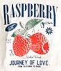 Tween Diva Big Girls Short Sleeve Raspberry Jersey T-Shirt & Solid Knit Skort Set, Color:Red - Image 2