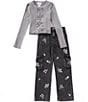 Tween Diva Big Girls Long-Sleeve Cardigan, Camisole & Floral Patterned Jeans Set - Image 1