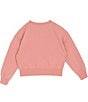 Tween Diva Big Girls Long Sleeve Fall Vibes Sweatshirt, Color:Mauve - Image 2