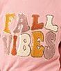 Tween Diva Big Girls Long Sleeve Fall Vibes Sweatshirt, Color:Mauve - Image 5