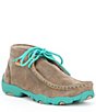 Color:Brown/Turquoise - Image 1 - Kids' Classic Slip-On Driving Moccasins (Toddler)