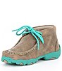 Color:Brown/Turquoise - Image 4 - Kids' Classic Slip-On Driving Moccasins (Toddler)