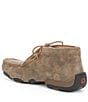 Color:Bomber - Image 3 - Men's Driving Leather Moccasin Lace Up