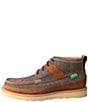 Color:Dust/Brown - Image 4 - Men's ECO Moc Toe Lace Up Boot