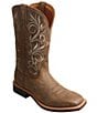 Color:Bomber/Bomber - Image 1 - Women's 11#double; WS Toe Top Hand Leather Western Boots