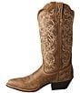 Color:Bomber/Bomber - Image 4 - Women's 12#double; Western R Toe Leather Boots