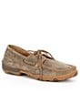 Color:Bomber Brown - Image 1 - Women's Leather Boat Driving Mocs