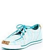 Color:Blue/Multi - Image 4 - Women's Striped Hooey Loper Sneakers