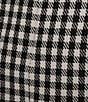 tyler boe Coordinating Ashley Check Pattern High Waist Fringe Pocket Skirt, Color:Black/White Check - Image 4