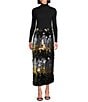 tyler boe Collins Paillette Sequin Straight Midi Skirt, Color:Multi - Image 3
